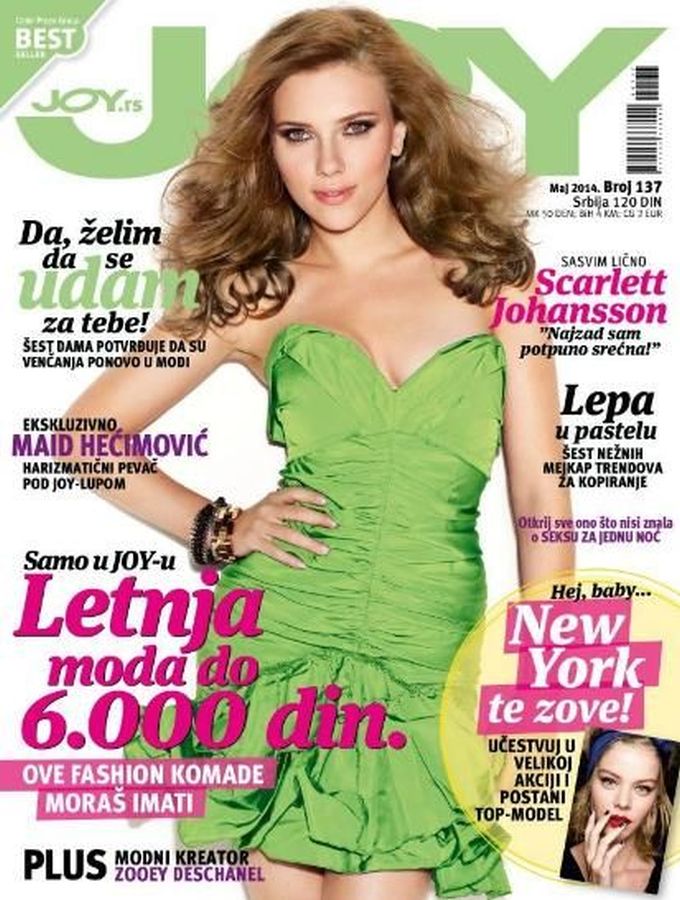 JOY SERBIA magazine side cover  May 2014