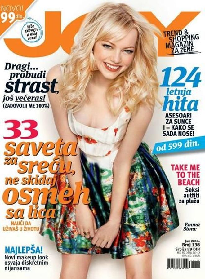 JOY SERBIA magazine side cover  June 2014