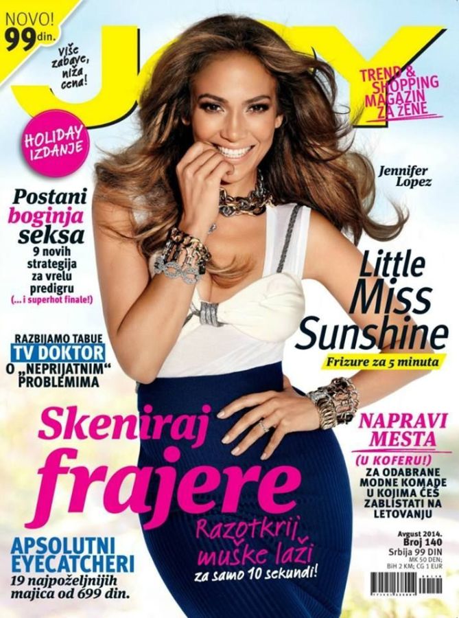 JOY SERBIA magazine side cover  August 2014