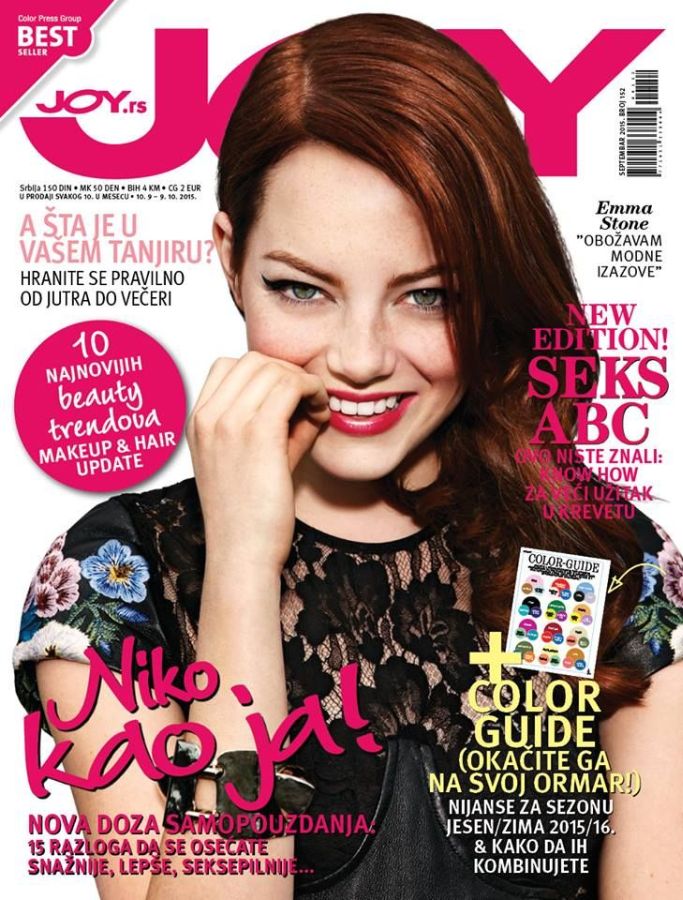 JOY SERBIA magazine side cover  September 2015