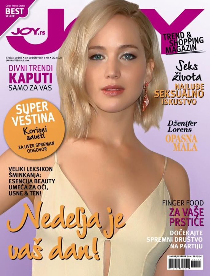 JOY SERBIA magazine side cover  January/February 2016