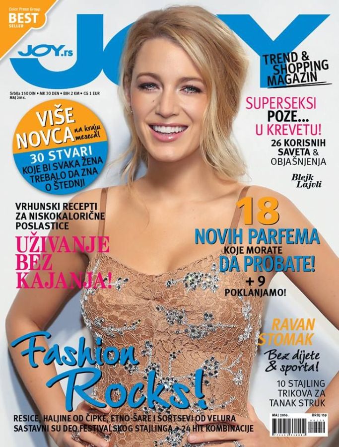 JOY SERBIA magazine side cover  May 2016