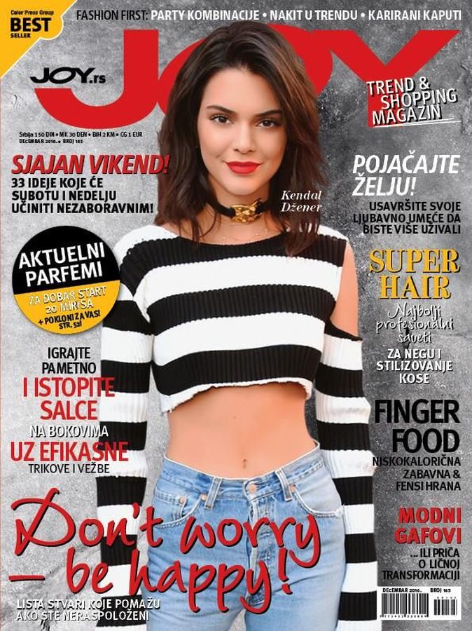 JOY SERBIA magazine side cover December 2016/January 2017 