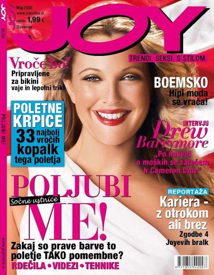 JOY SLOVENIA magazine side cover  May 2009