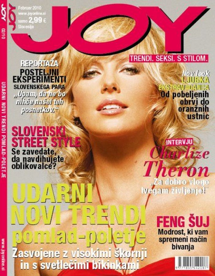 JOY SLOVENIA magazine side cover  February 2010
