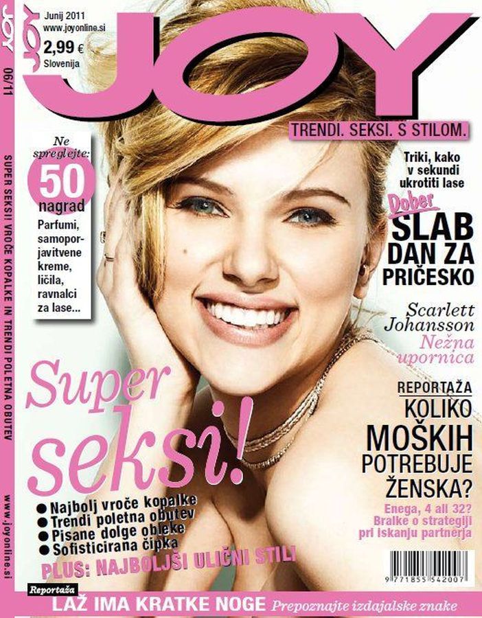 JOY SLOVENIA magazine side cover  June 2011
