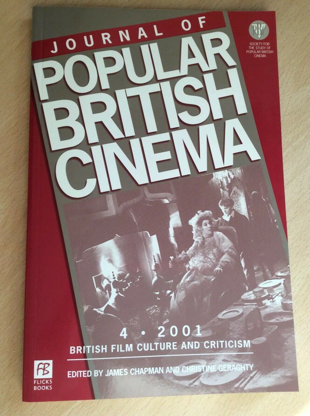 JOURNAL OF POPULAR BRITISH CINEMA magazine side cover Issue 4   2001