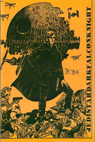 JEDISTARDARKFALCONKNIGHT magazine side cover Issue 1  1984