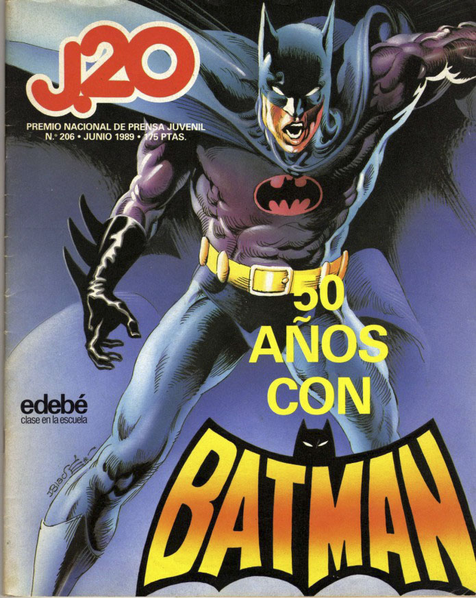 J20 magazine side cover Issue 206   1989