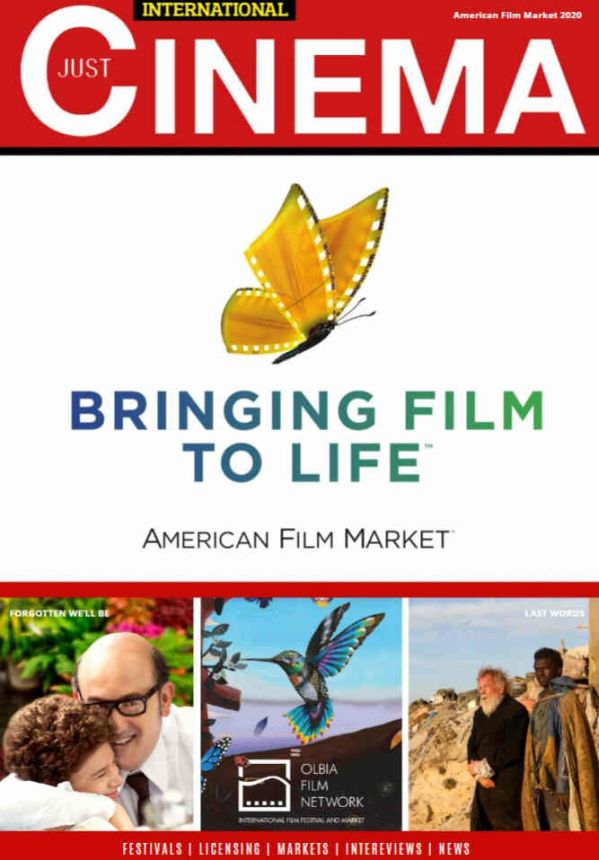 JUST CINEMA magazine side cover  November 2020