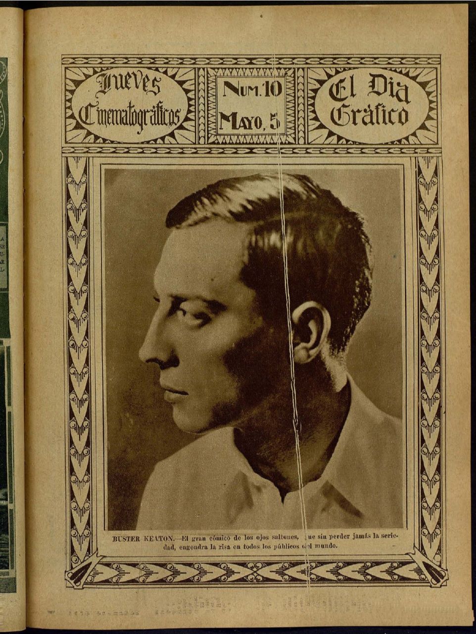 JUEVES CINEMATOGRAFICO magazine side cover Issue 10 5 May 1927