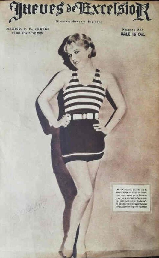 JUEVES DE EXCELSIOR magazine side cover Issue 357 11 April 1929