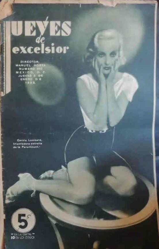 JUEVES DE EXCELSIOR magazine side cover  January 1933
