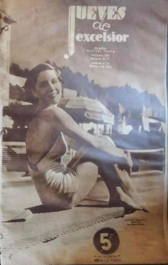 JUEVES DE EXCELSIOR magazine side cover  March 1933