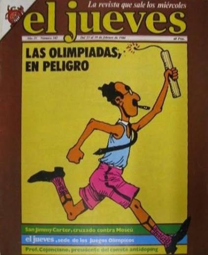 EL JUEVES magazine side cover Issue 142  February 1980