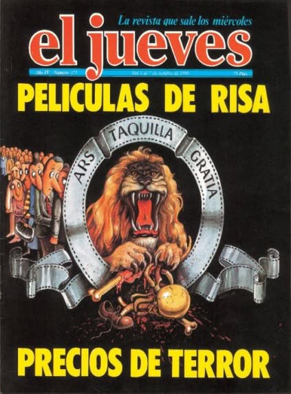 EL JUEVES magazine side cover Issue 175  October 1980