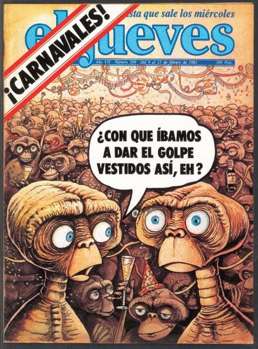 EL JUEVES magazine side cover Issue 299  February 1983