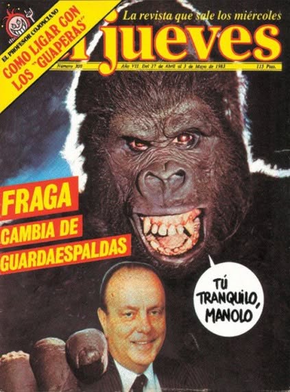 EL JUEVES magazine side cover Issue 309  May 1983