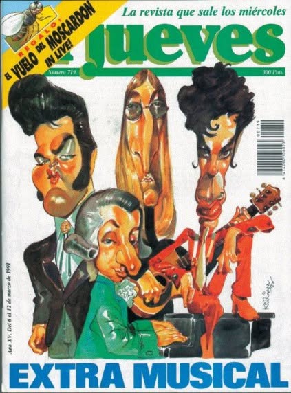 EL JUEVES magazine side cover Issue 719  March 1991