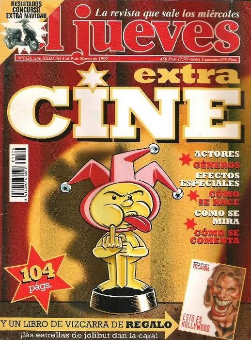 EL JUEVES magazine side cover Issue 1136  March 1999