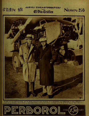 JUEVES CINEMATOGRAFICO magazine side cover Issue 205 17 December 1931