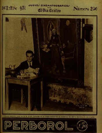 JUEVES CINEMATOGRAFICO magazine side cover Issue 206 24 December 1931