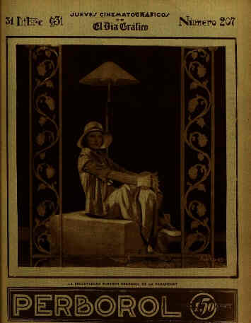 JUEVES CINEMATOGRAFICO magazine side cover Issue 207 31 December 1931