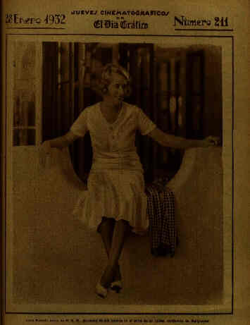 JUEVES CINEMATOGRAFICO magazine side cover Issue 211 28 January 1932