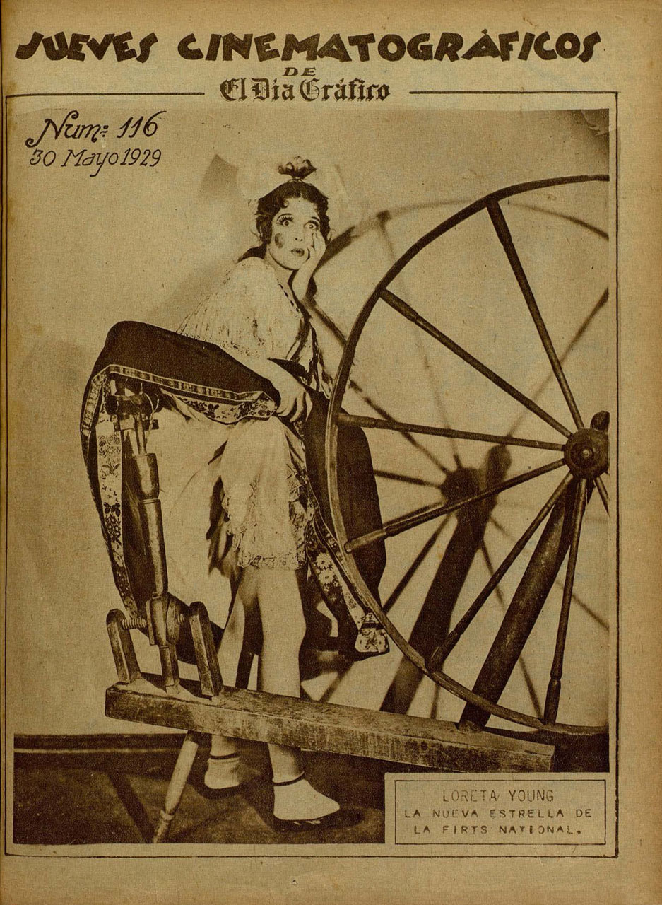 JUEVES CINEMATOGRAFICO magazine side cover Issue 116 30 May 1929