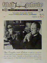 FILM JUGEND SCHULE magazine side cover Issue 5  1953