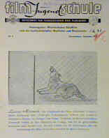 FILM JUGEND SCHULE magazine side cover Issue 6  1953