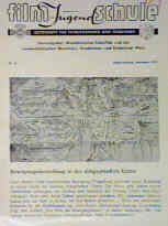 FILM JUGEND SCHULE magazine side cover Issue 8  1953