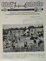 FILM JUGEND SCHULE magazine side cover Issue 9  1954