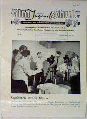 FILM JUGEND SCHULE magazine side cover Issue 14  1955