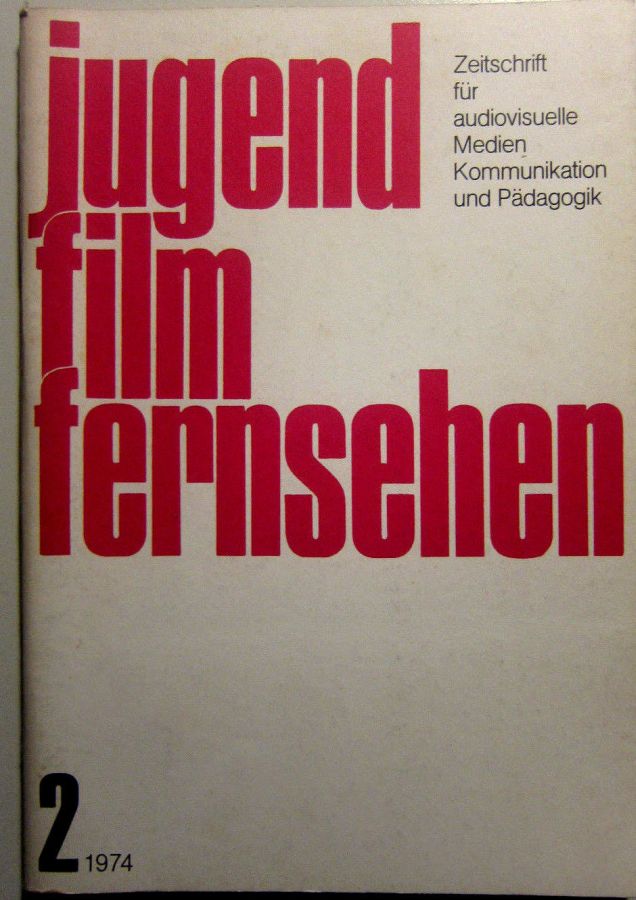 JUGEND FILM FERNSEHEN magazine side cover Issue 2   1974