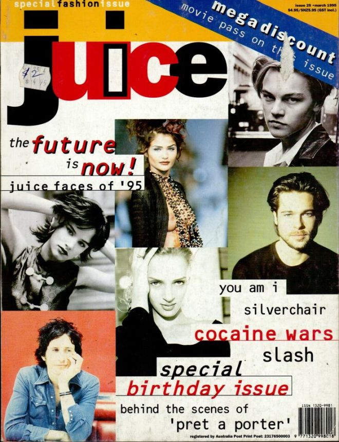 JUICE magazine side cover Issue 25  March 1995