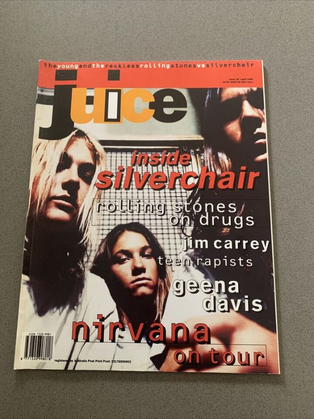 JUICE magazine side cover Issue 26  April 1995