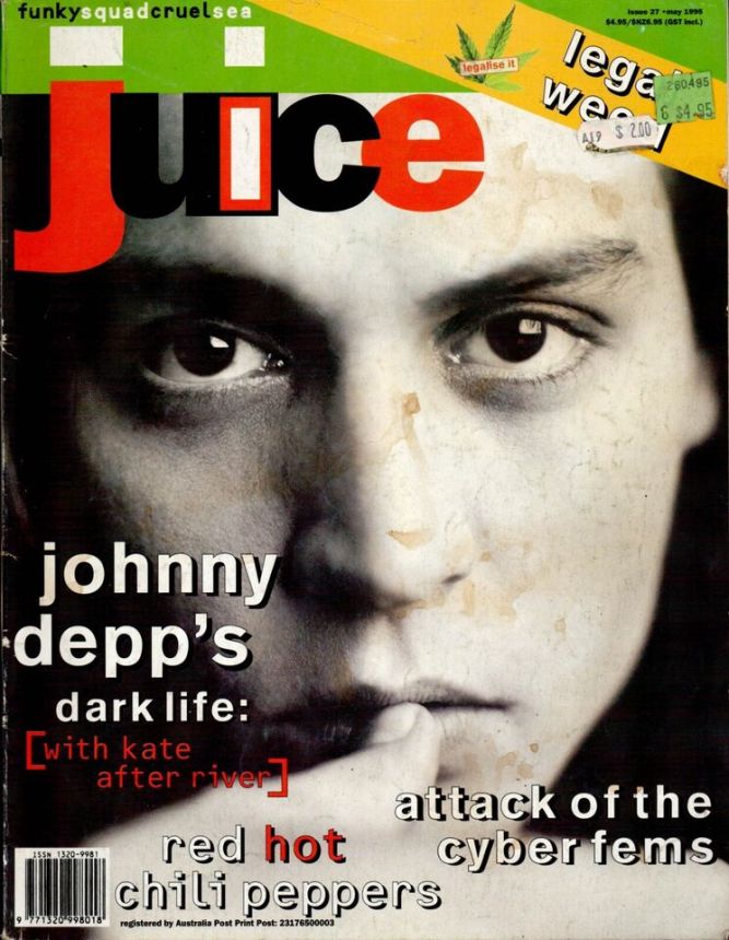 JUICE magazine side cover Issue 27  May 1995