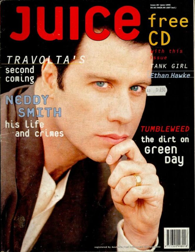 JUICE magazine side cover Issue 28  June 1995