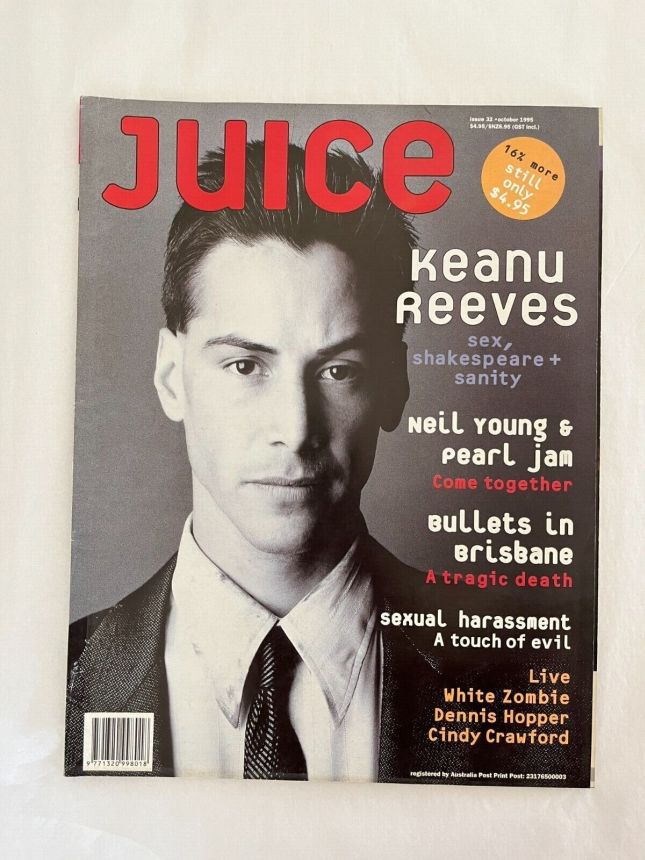 JUICE magazine side cover Issue 32  October 1995