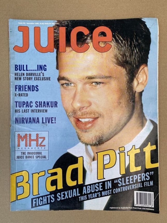 JUICE magazine side cover Issue 45  November 1996