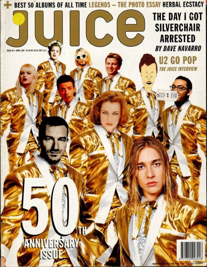 JUICE magazine side cover Issue 50  April 1997