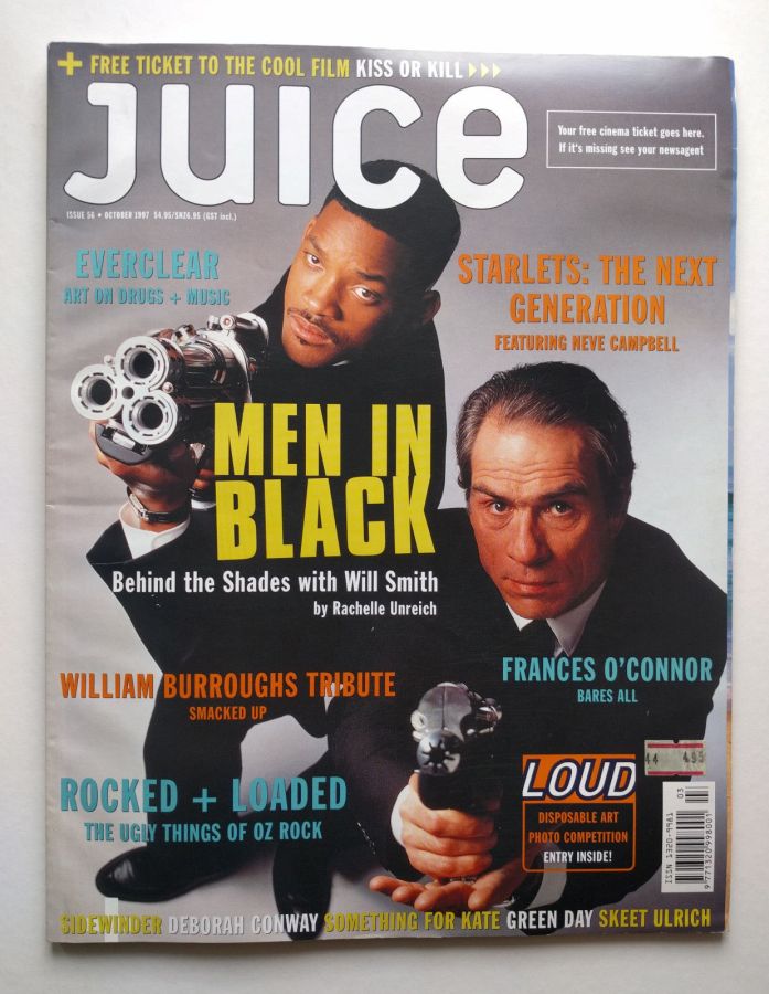 JUICE magazine side cover Issue 56  October 1997