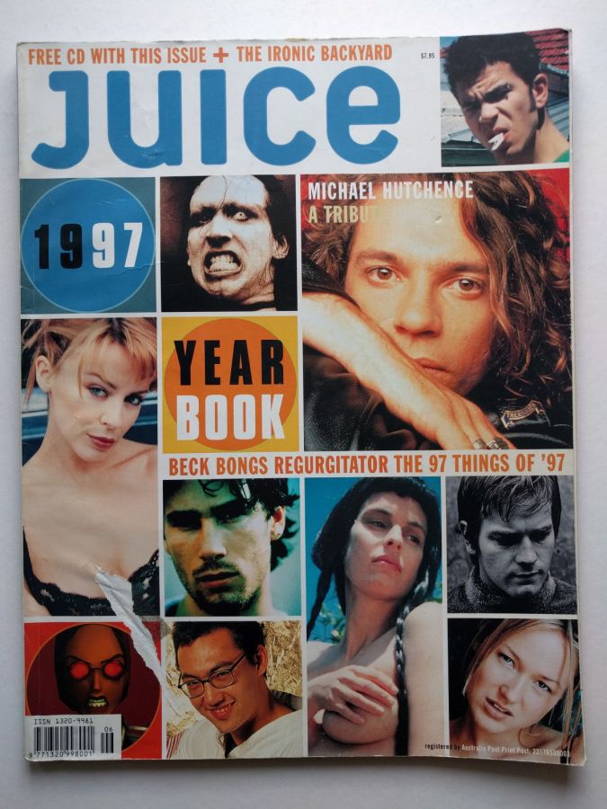 JUICE magazine side cover Issue 59  Yearbook  December 1997