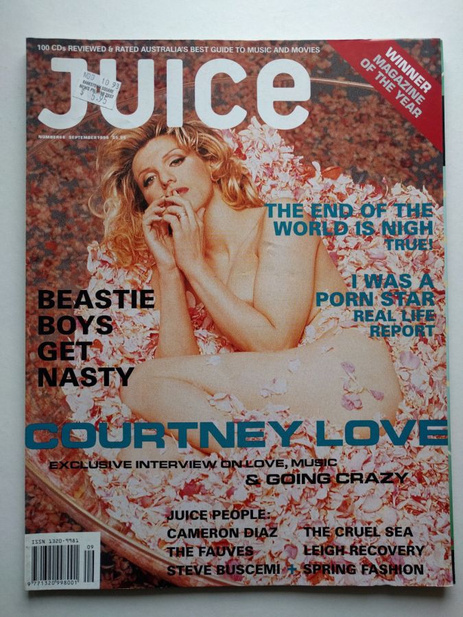 JUICE magazine side cover Issue 68  September 1998