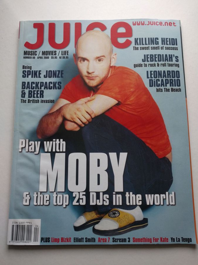 JUICE magazine side cover Issue 89  April 2000