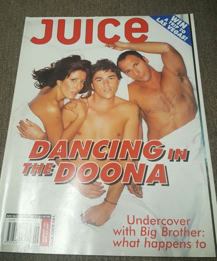 JUICE magazine side cover Issue 105  September 2001