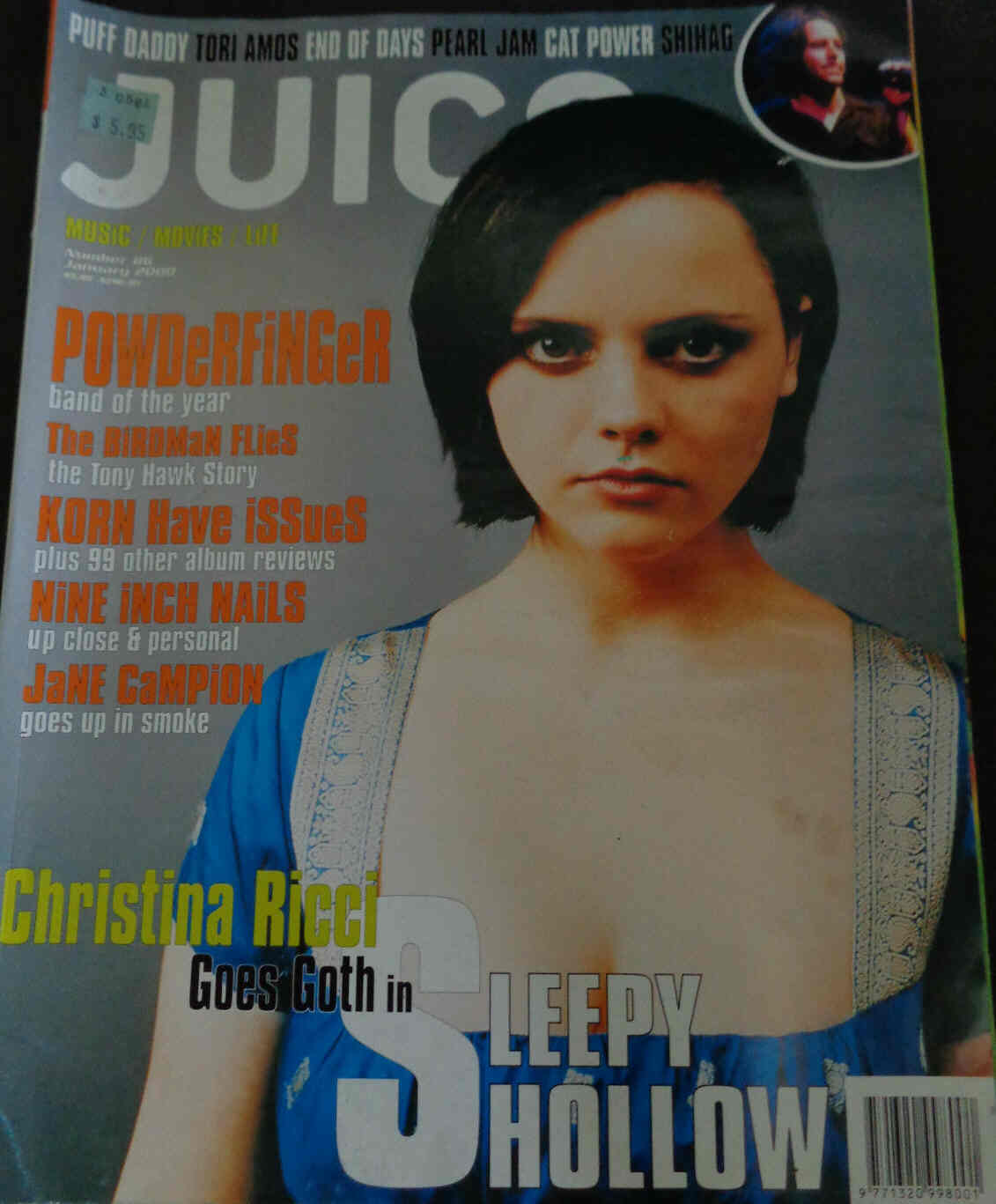 JUICE magazine side cover Issue 86 January 2000