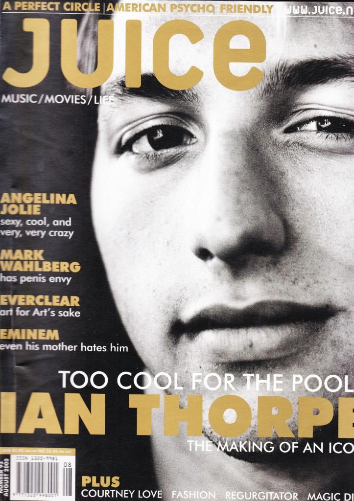 JUICE magazine side cover Issue 93 August 2000