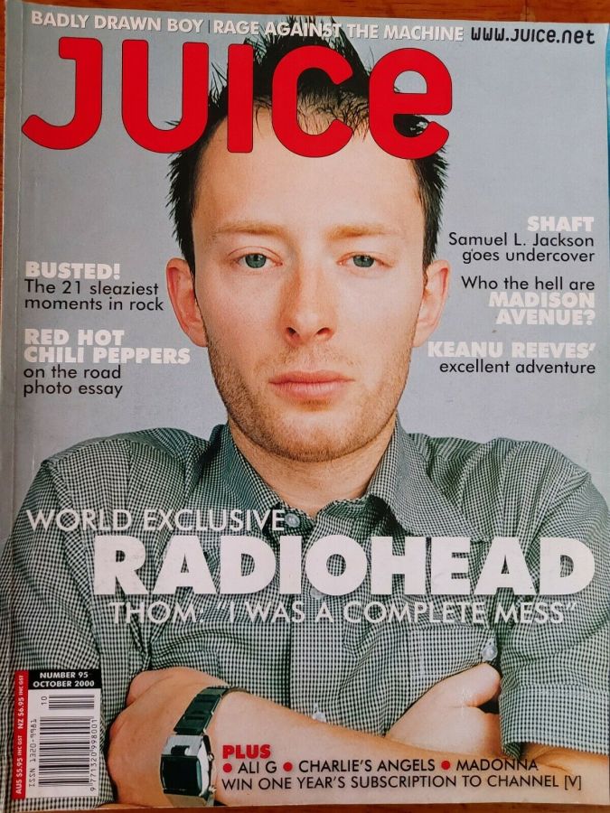 JUICE magazine side cover Issue 95 October 2000